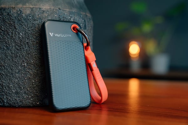 Verbatim Pocket SSD 512 GB USB Type-C 3.2 Gen 2 (3.1 Gen 2) Musta, Punainen