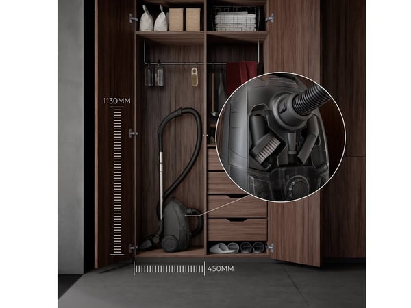 AEG AB51C2SW 3 l Trummdammsugare Torr 750 W Dammpåse