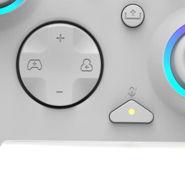 PDP Afterglow Wave Wired Kontroller: White Til Xbox Series X|S, Xbox One og Windows 10/11 PC