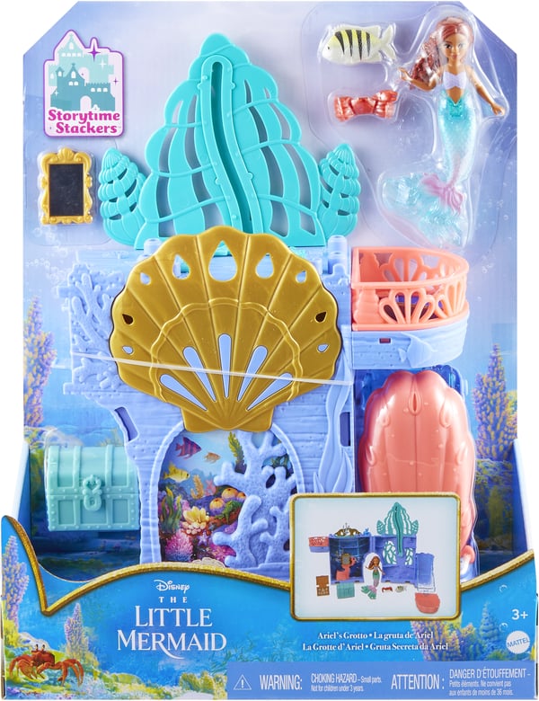 Disney Princess Disney The Little Mermaid Mermaid STORYTIME STACKERS Ariel's Grotto Playset