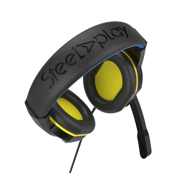 Steelplay HP47 Headset Ledningsført Spil Sort, Gul