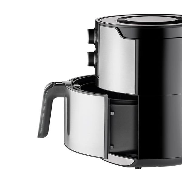 Unold 58655 frituregryde Dobbelt 5 L 1400 W Varmluftsteger Sort, Rustfrit stål