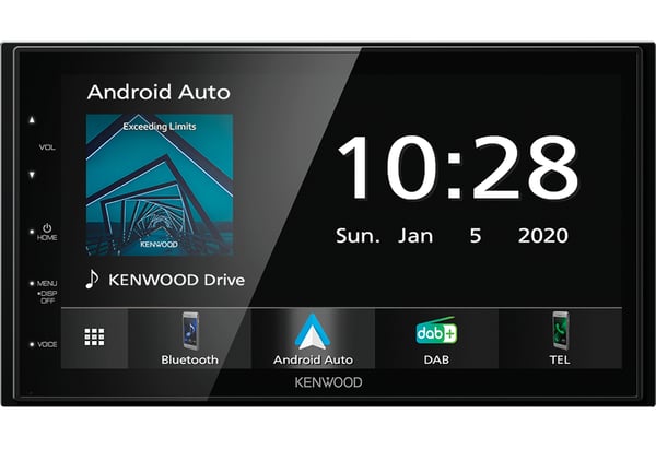 Kenwood Moniceiver DMX5020DABS Svart Bluetooth