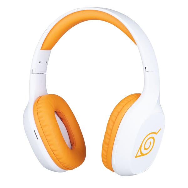 Konix Naruto KX BT HEADPHONES Headset Kabel & trådløs Spil Bluetooth Orange, Hvid