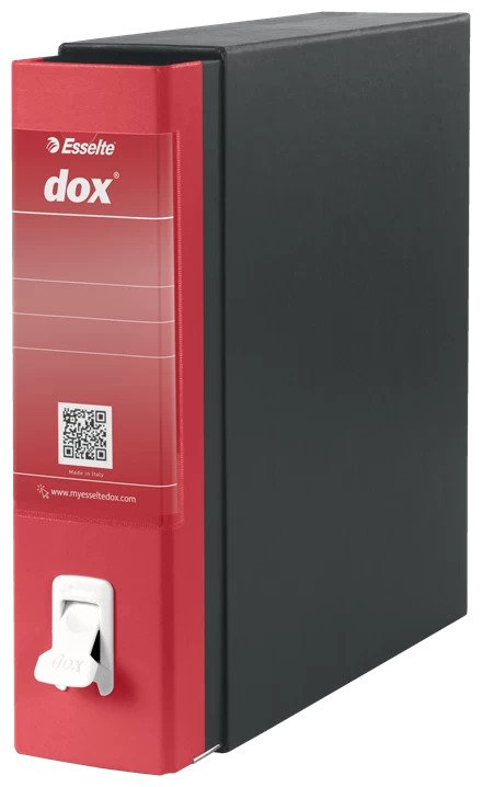 Esselte Dox 1 ringpärmar A4 Svart, Röd