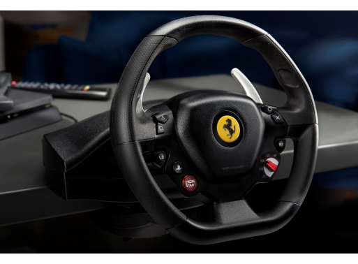 Thrustmaster T80 Ferrari 488 GTB Edition Svart USB Ratt + Pedaler Digital PC, PlayStation 4, PlayStation 5