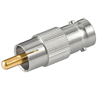 Microconnect BNCRCAADAPTOR kabel kønsskifter RCA BNC Sølv