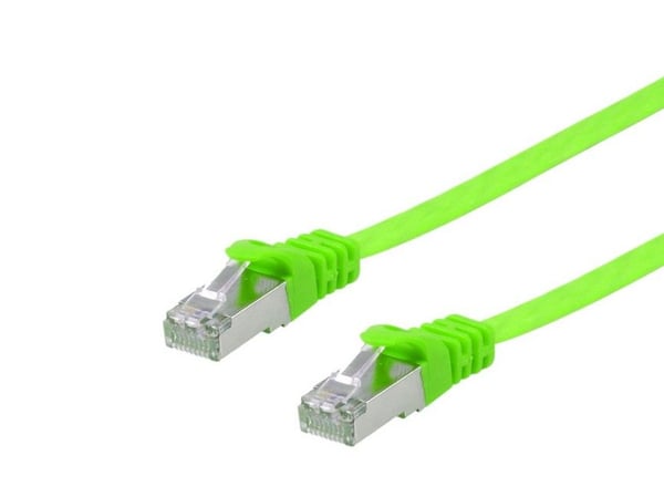 Equip 607640 netværkskabel Grøn 1 m Cat6a U/FTP (STP) Flad