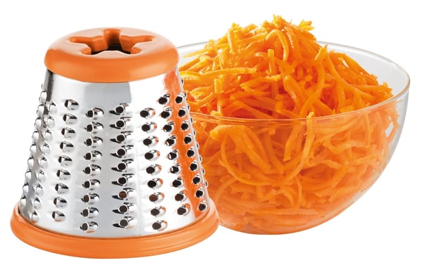 Moulinex DJ755G Elektriske rivejern og spiralizer Elektrisk rivejern Rød, Hvid