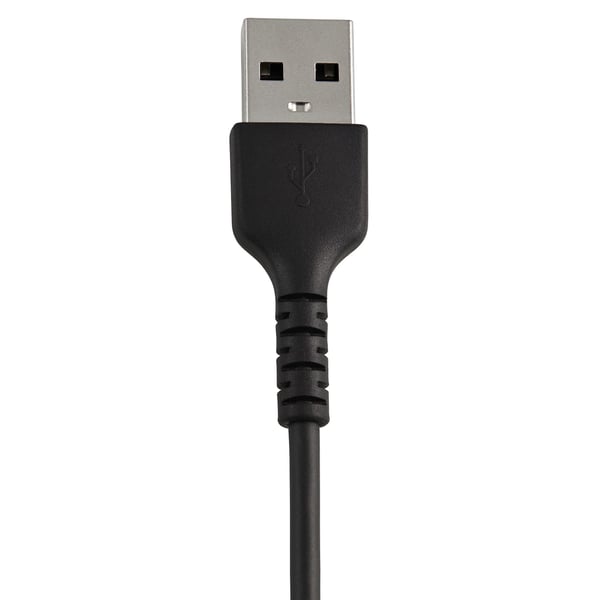 StarTech.com 15 cm (6 tum) Slitstark Svart USB-A till Lightning-kabel, Kraftig Aramidfiber USB T