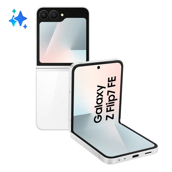 Samsung Galaxy Z Flip7 FE 17 cm (6.7") 5G 8 GB 128 GB 4000 mAh Hvid Samsung Galaxy Z Flip7 FE 17 cm (6.7") 5G 8 GB 128 GB 4000 mAh Hvid