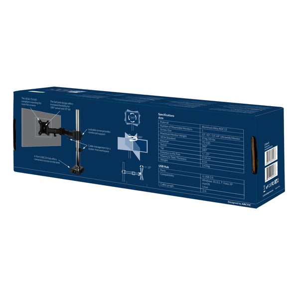 ARCTIC Z1 (Gen 3) 96,5 cm (38") Vastaanotto Musta