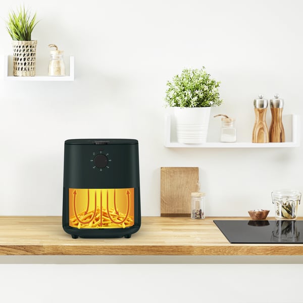 Tefal Easy Fry Essential EY1303 Enkelt 3,5 L Enkeltstående 1030 W Varmluftsteger Grøn