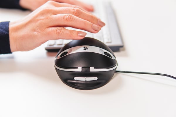 BakkerElkhuizen Oyster Mouse Wireless hiiri Office Molempikätinen Langaton RF Laser 1200 DPI