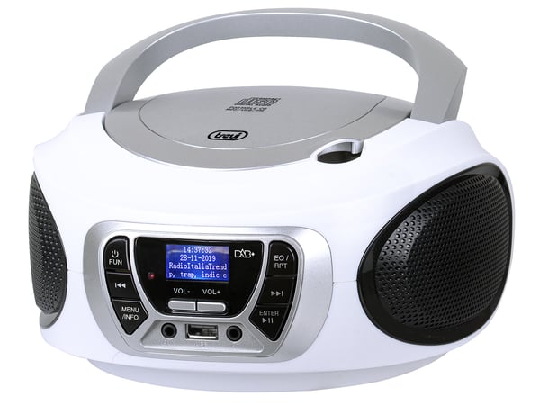 Trevi CMP 510 DAB Digitaalinen 3 W DAB, DAB+, FM Valkoinen MP3-toisto