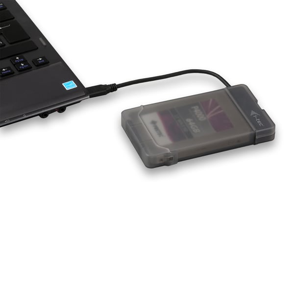 i-tec MYSAFEU313 tallennusaseman kotelo HDD-/SSD-kotelo Musta 2.5"