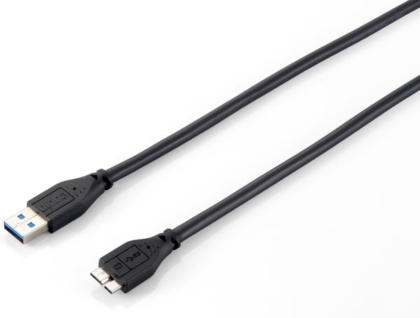 Equip 128397 USB-kabel USB 3.2 Gen 1 (3.1 Gen 1) 1,8 m USB A Micro-USB B 5 Gbit/sek. Sort Equip 128397 USB-kabel USB 3.2 Gen 1 (3.1 Gen 1) 1,8 m USB A Micro-USB B 5 Gbit/sek. Sort