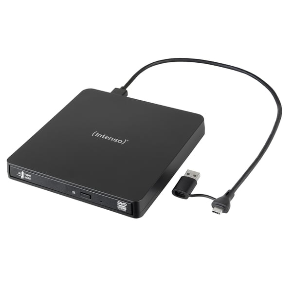 Intenso EOD 400D Slim optisk diskdrev DVD Super Multi DL Sort