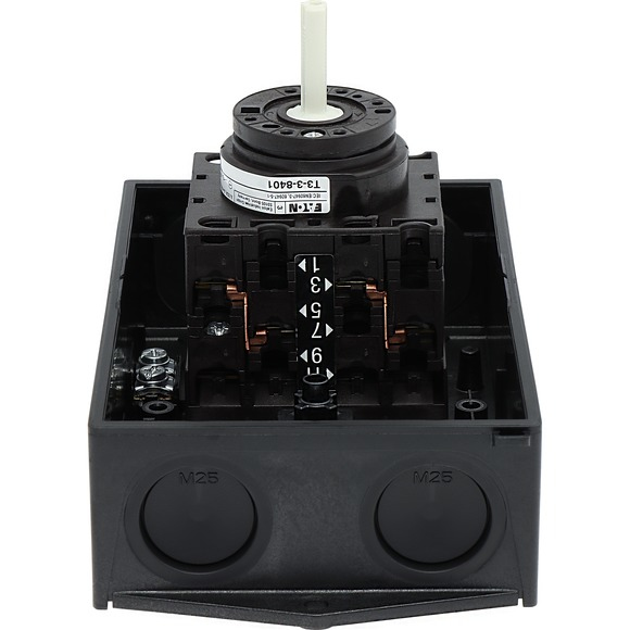 Eaton T3-3-8401/I2 Vippekontakt 3P Sort, Hvid