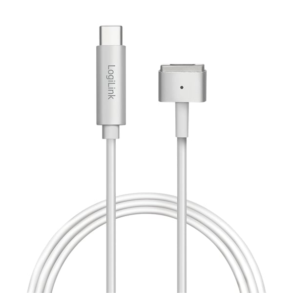 LogiLink PA0226 USB-kabel 1,8 m USB C MagSafe 2 87 W Sølv
