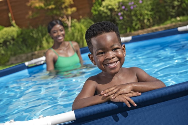 Bestway Steel Pro 56679 swimmingpool til over jorden Indrammet pool Rund Blå