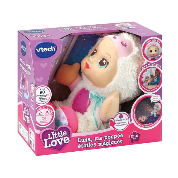 VTech Little Love LUNA, MA POUPÉE ÉTOILES MAGIQUES