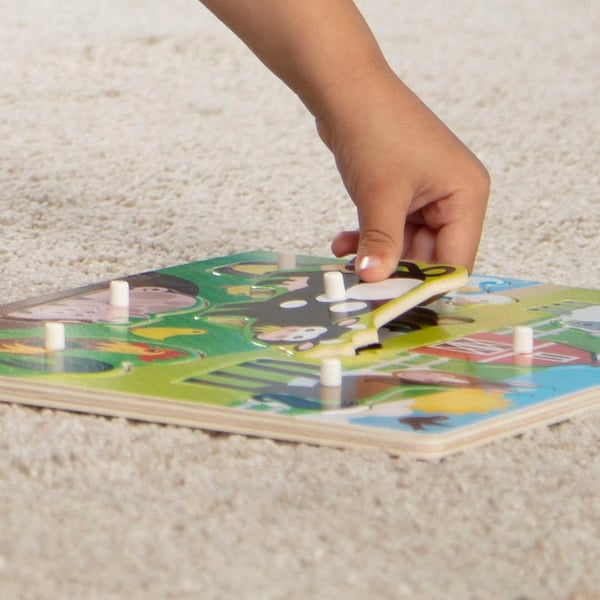 Melissa & Doug 19050 pussel Klosspussel 8 styck Djur