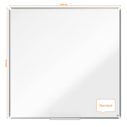 Nobo Premium Plus whiteboardtavla 1200 x 1200 mm Melamin Magnetisk