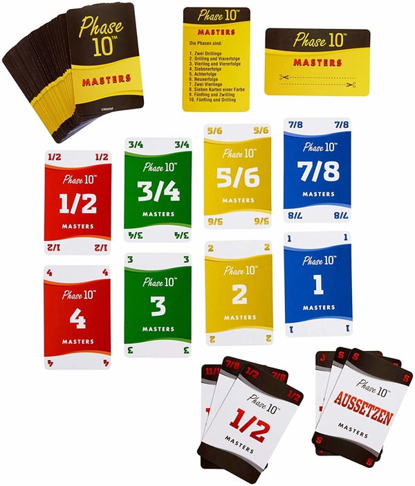 Mattel Games Phase 10 Masters