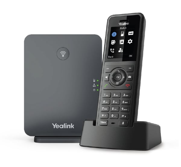 Yealink W77P IP-telefoner Svart TFT