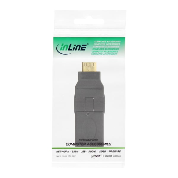 InLine 17690M kabel kønsskifter HDMI A female miniHDMI Sort