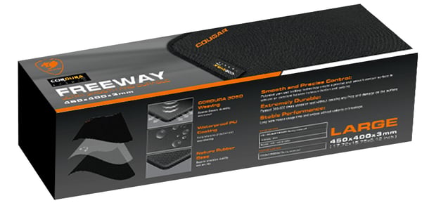COUGAR 3PFRWLXBRB3.0001 musmattor Spelmusmatta Svart