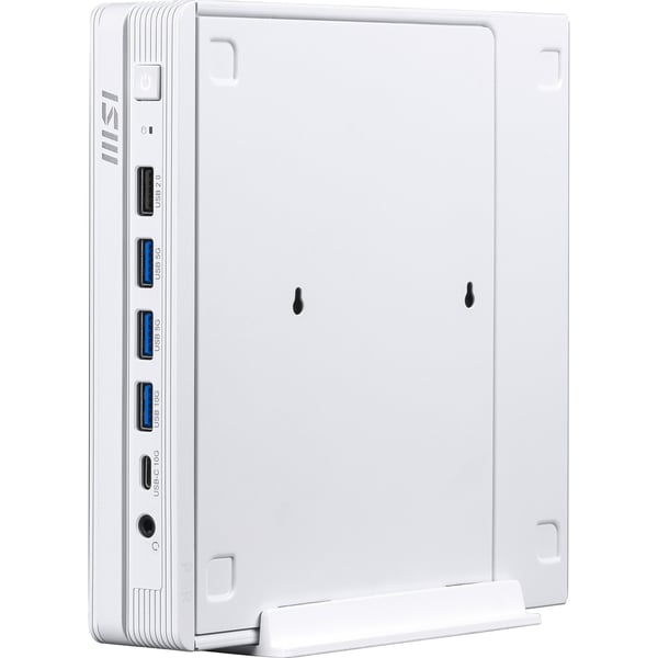 MSI PRO DP10 A14MG-007BEU persondatorer/arbetsstationer Intel® Pentium® Gold G7400 1,1L storlek PC Mini-PC, barebone Vit