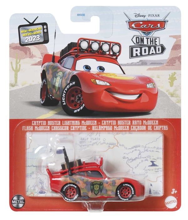 Disney Pixar Cars Disney and Pixar Cars On the Road Cryptid Buster Lightning McQueen