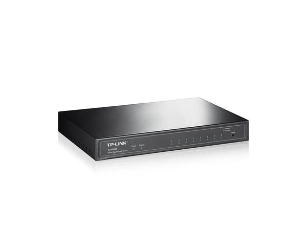 TP-Link JetStream TL-SG2008 verkkokytkin Hallittu L2/L2+ Gigabit Ethernet (10/100/1000) Musta
