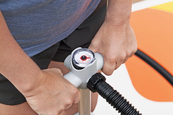 Bestway 62227 håndholdt luftpumpe Sort, Hvid Hånd luftpumpe