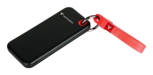 Verbatim 32434 ekstern solid state driver 128 GB USB Type-C 3.2 Gen 2 (3.1 Gen 2) Sort, Rød