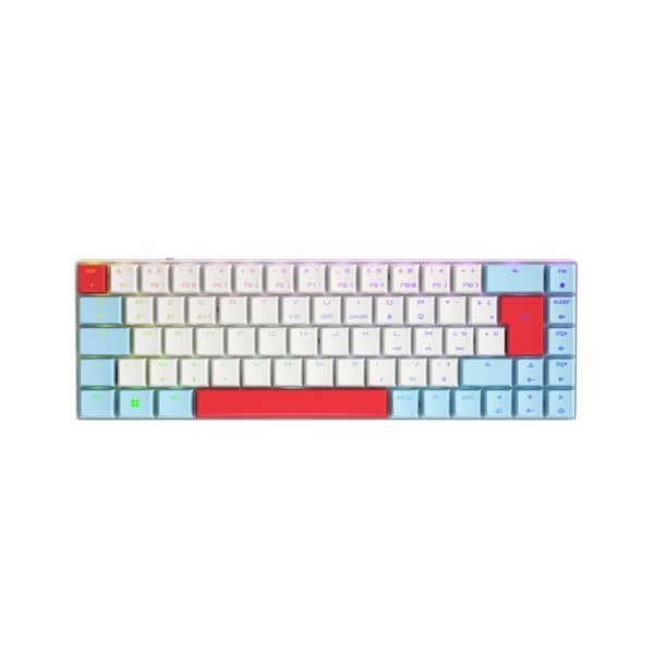 CHERRY MX-LP 2.1 Compact Wireless tastatur Spil RF trådløs + Bluetooth AZERTY Fransk Hvid CHERRY MX-LP 2.1 Compact Wireless tastatur Spil RF trådløs + Bluetooth AZERTY Fransk Hvid