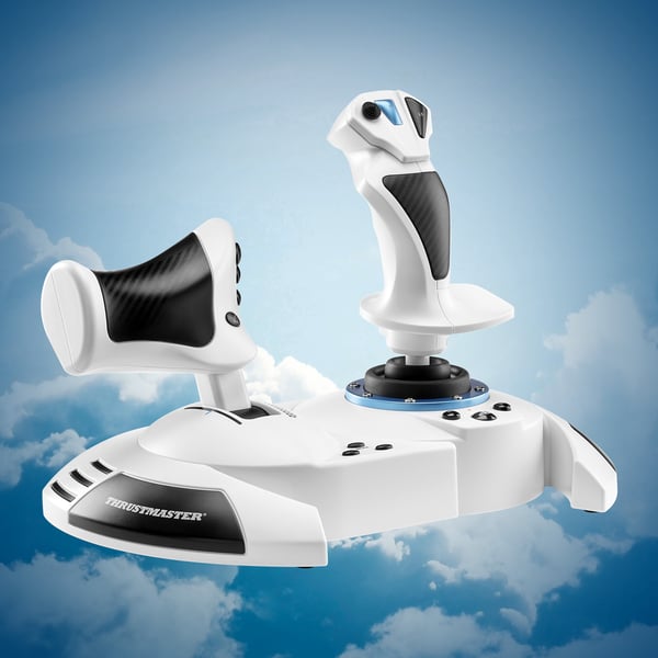 Thrustmaster T.Flight Hotas 5 Microsoft Flight Simulator Edition Hvid USB Flysimulator Digital PC, PlayStation 5, PlayStation 4