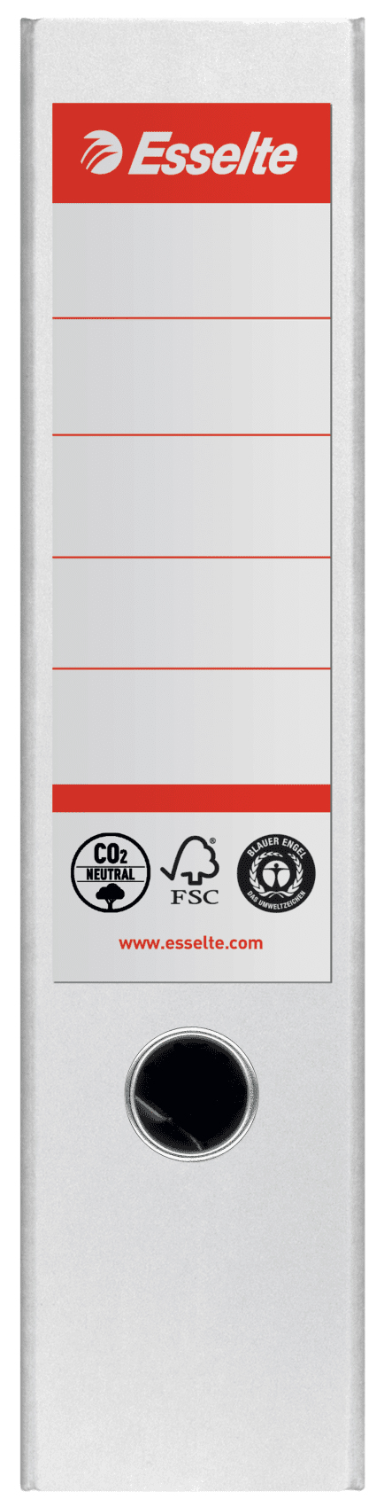Esselte brevordner No. 1, 100% recirkuleret karton, FSC A4/75 mm