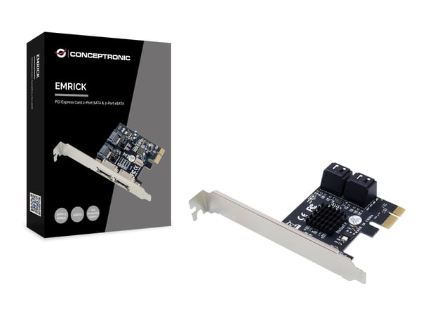 Conceptronic CSATA600EXI nätverkskort/adapters Intern SATA, eSATA