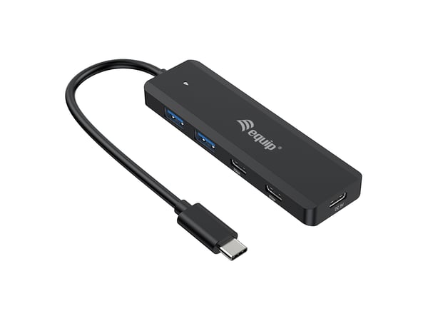 Equip 128964 gränssnittshubbar USB 3.2 Gen 1 (3.1 Gen 1) Type-C 5000 Mbit/s Svart