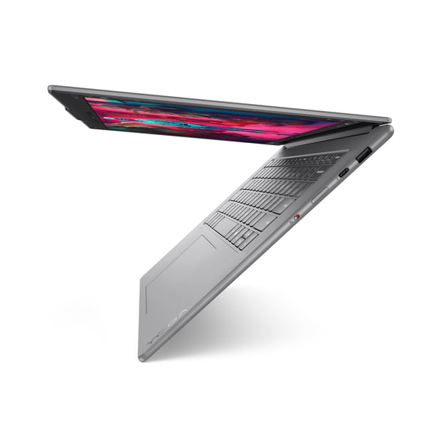 Lenovo Yoga Slim 7 15ILL9 Copilot+ PC Intel Core Ultra 7 256V Laptop 38,9 cm (15.3") 2.8K 16 GB LPDDR5x-SDRAM 1 TB SSD Wi-Fi 7 (802.11be) Windows 11 Home Tysk Grå