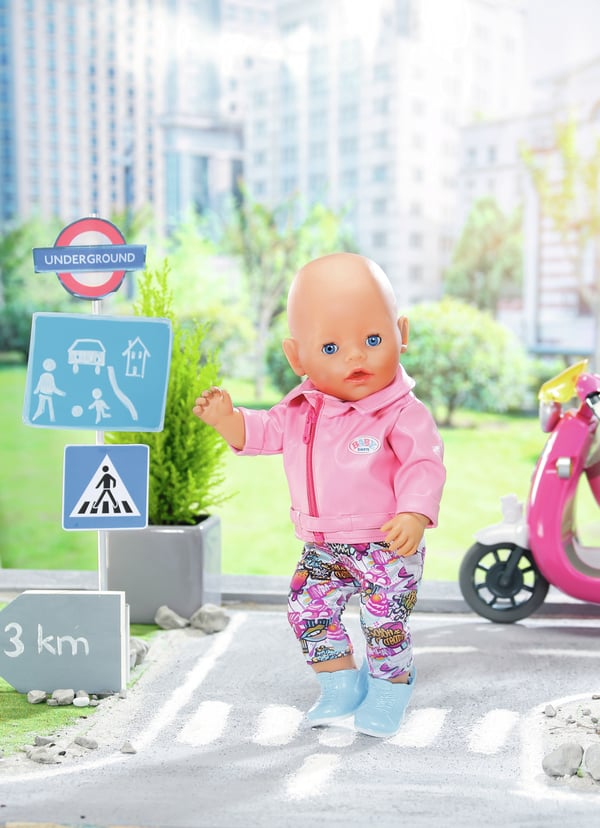 BABY born City Deluxe Scooter Outfit Dockkläduppsättning