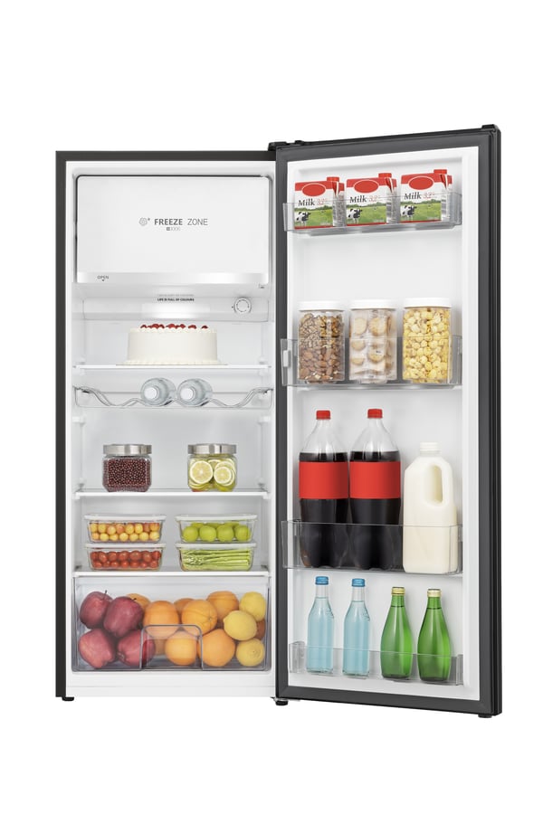Hisense RR220D4BBE kombi-køleskab Fritstående 165 L Sort