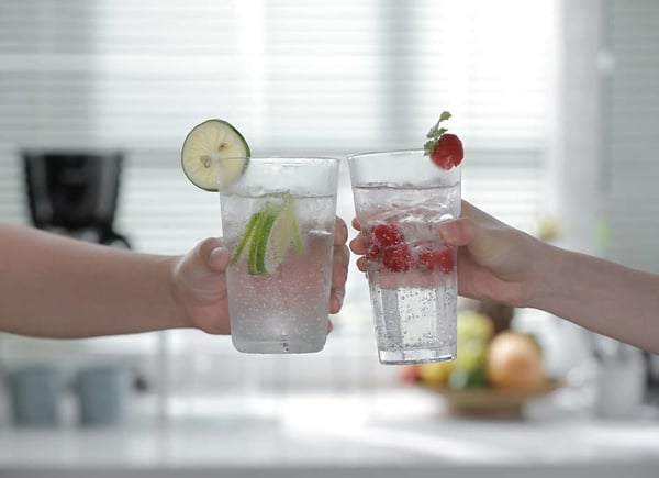 Philips ADD912/10 dricksflaskor Daglig användning 1000 ml Polyetentereftalat (PET), Rostfritt stål Rostfritt stål, Transparent