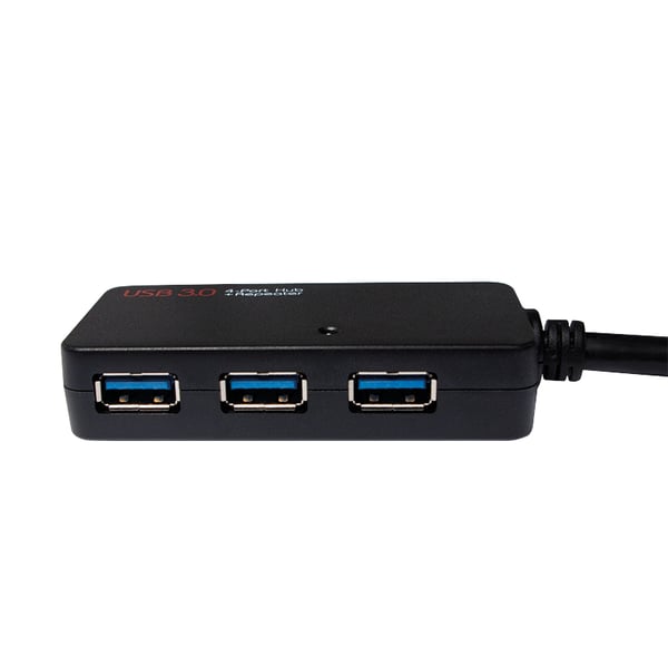 LogiLink UA0262 gränssnittshubbar USB 3.2 Gen 1 (3.1 Gen 1) Type-A 5000 Mbit/s Svart