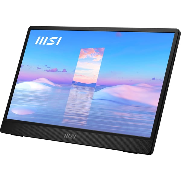MSI Pro MP161 tietokoneen litteä näyttö 39,6 cm (15.6") 1920 x 1080 pikseliä Full HD LED Musta