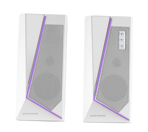 Mars Gaming MS7W højttaler Hvid Kabel & trådløs 20 W