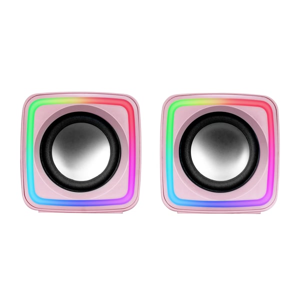 Mars Gaming MSCUBEP högtalare Rosa Kabel 8 W